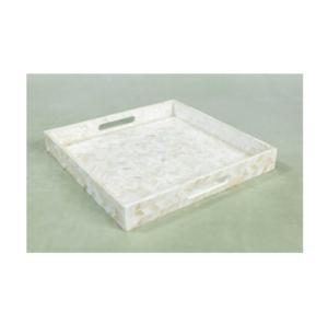 Bandeja de almacenamiento de alimentos de mesa Bandeja de nácar de alta calidad Forma redonda Restaurante Comida Fruta Bandeja Diseñador personalizado para la venta - Product Image 6