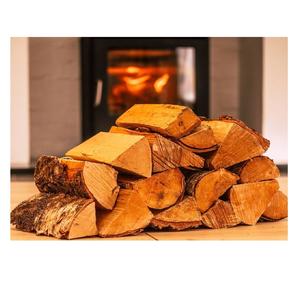 Leña secada al horno de alta calidad Roble/abeto/abedul dividido relacionado con la energía embalado en bolsas para la venta - Product Image 3