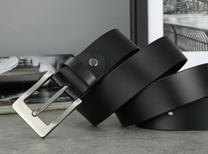 Customization Luxury Hot Sale Fashion Casual <b>Belt</b> Adjustable Alloy Buckle <b>Genuine</b> <b>Leather</b> <b>Belt</b> for Mens - Product Image 3