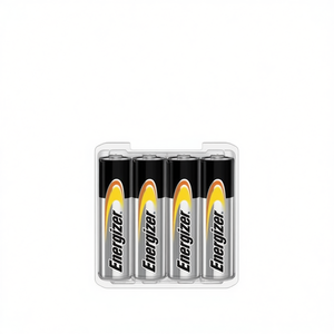 <b>Energizer</b> Disposable <b>AA</b> Alkaline <b>Battery</b> Cable 4pcs Model 0519422 Black - Product Image 2