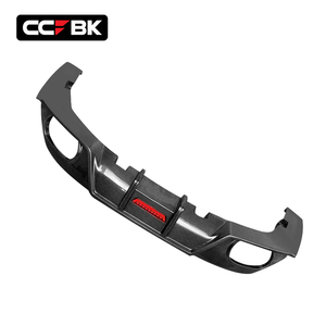 Pour <span class=keywords><strong>BMW</strong></span> <span class=keywords><strong>Z4</strong></span> G29 2018-2026 – Diffuseur de pare-chocs arrière inférieur en fibre de carbone sèche avec éclairage de frein LED et protections latérales - Product Image 4