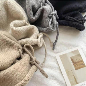 Solid Color Knitted Unisex <b>Winter</b> Warm Hip Hop Style <b>Hat</b> - Product Image 3