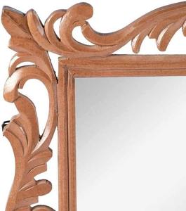 Espejo Irregular montado en la pared decorativo Simple nórdico de alta calidad con marco de madera reciclada y borde biselado - Product Image 3