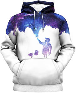 GREAT WEARS Sudadera gráfica 3D de invierno para hombre y mujer Sudadera con capucha de ganchillo bordada con estampado Digital de bolsillo - Product Image 6