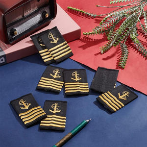 Epaulette Royal Navy Badge bordado a mano con etiqueta de logotipo personalizado marca para uso uniforme o exhibición - Product Image 4