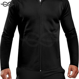 Men's Track <b>Jacket</b> Full Zip Running Athletic <b>Workout</b> <b>Jacket</b> Lightweight Windproof Zipper Pockets Quick Dry Fabric Performance - Product Image 3