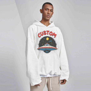 Nouveau Sweat à Capuche Unisexe Oversize Personnalisé 2026 en Coton Double Couche 420 GSM, Sans Cordon, Impression DTG OEM - Product Image 2