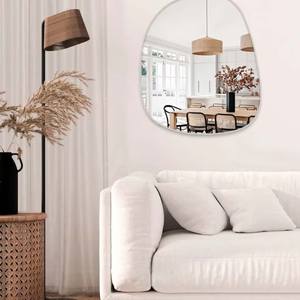 Espejo ancho irregular, diseño interior asimétrico, espejo de lujo para decoración del hogar, decoración de pared de espejo - Product Image 3