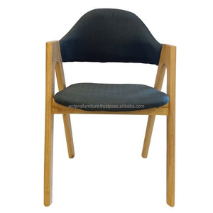 Juego de mesa de comedor minimalista moderno con cuatro cómodas sillas de madera patas de hierro para centro comercial al aire libre restaurantes hoteles - Product Image 5