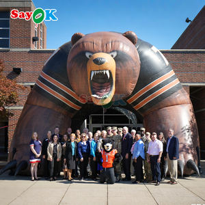 Sayok อุโมงค์หมีกริซลี่เป่าลมขนาดยักษ์อุโมงค์หมีเป่าลมอุโมงค์กีฬาสำหรับเกมฟุตบอล - Product Image 4