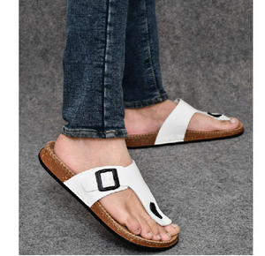 Chaussons pour hommes à semelle souple, confortables, décontractés, intérieurs et extérieurs, antidérapants, pour un usage quotidien - Product Image 1