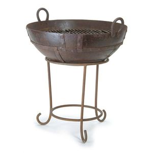 Elegant Modern Iron <b>Fire</b> <b>Pit</b> Sleek Design Outdoor Patio Garden Centerpiece Stylish Functional Contemporary Decor <b>Wood</b> Fuel - Product Image 4