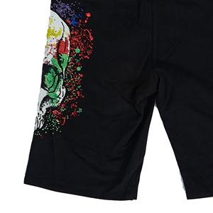 Pantalones cortos de playa de entrenamiento de estilo callejero con diamantes de imitación sólidos para hombre, servicio OEM, impermeables y ecológicos - Product Image 5