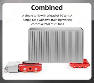 Zware-duty ijzeren stalen & kunststof elektrische vrachtwagen met afstandsbediening, 4x4 aandrijving, hoge capaciteit, universele wielen voor goederenvervoer - Product Image 6