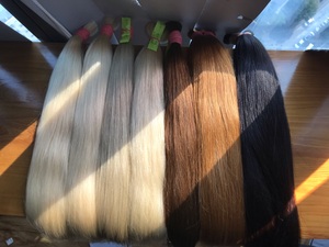 ช่อต่อผมมนุษย์100% 613ฟอกขาว cabelo humano - Product Image 5