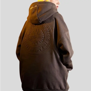 Sweat à capuche imprimé en relief personnalisé avec logo 3D pour la mode ou l'image de marque promotionnelle - Product Image 5