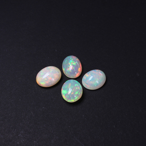 Piedra preciosa de cabujón de ópalo blanco fuego etíope suelta Natural de tamaño personalizado con forma de corte ovalado de calidad de exportación a precios asequibles - Product Image 1