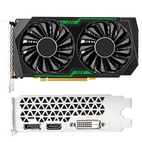 Carte graphique RTX 2060 pour PC de jeu, GDDR6 6 Go 192 bits, composant d'ordinateur de bureau haute vitesse, carte vidéo