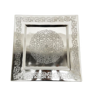 Vente chaude Meubles Fer Et Bois D'acacia Forme Ronde De Luxe Designer Table Basse Noir Mat PC Finition À La Main - Product Image 5