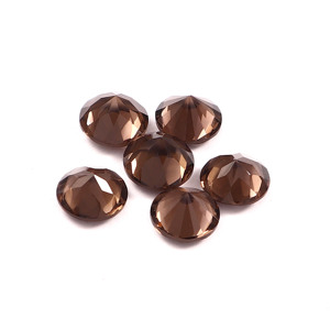 Lote al por mayor de piedras preciosas sueltas de cuarzo ahumado natural AAA de 3 mm, talla redonda facetada y calibrada para la fabricación de joyas - Product Image 3