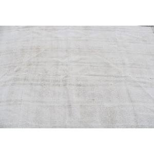 พรมตุรกีขนาด 5.3x6.9 ฟุต พรมวินเทจ พรมลายดอกไม้สีขาวน้ำตาล - Product Image 5