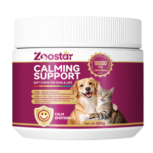 OEM/ODM Bio-Hanf Beruhigende Weiche Kausnacks für Hunde & Katzen zur Angstlinderung Nahrungsergänzungsmittel für die Tiergesundheit - Product Image 1