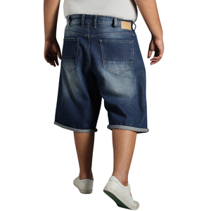 Plus Size <b>Men</b> Denim Shorts <b>Relaxed</b> <b>Fit</b> Washed Look Comfortable Stretch Fabric Casual Summer Wear Stylish <b>Jeans</b> Shorts - Product Image 3
