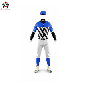 Uniforme de baseball sportif sur mesure unisexe grande taille Nouveau design Haut vierge imprimé en polyester respirant Vêtements de sport uniques pour - Product Image 2