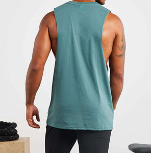 Camisetas sin mangas para hombre hechas en Pakistán de alta calidad, ropa de gimnasio con estampado personalizado más vendida - Product Image 2