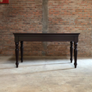 Venta de Fábrica: Mesa Consola Minimalista de Madera Maciza de Caoba para Sala de Estar, Decoración del Hogar - Product Image 2