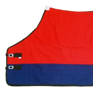 Haute qualité double ton polaire cheval tapis économique 210D Nylon Satin doublé hiver Standard cou avec une bonne protection de la poitrine - Product Image 4