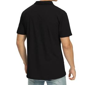 Polo homme de haute qualité, col uni, blanc, unisexe, brodé, pour logo personnalisé, t-shirt homme - Product Image 2