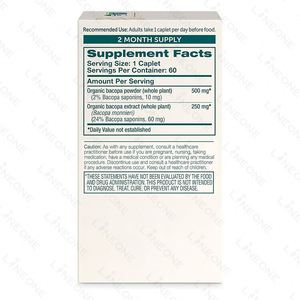 Suplemento Herbal Nootrópico de Bacopa Monnieri de Marca Privada, Cápsulas Orgánicas de Bacopa Monnieri, Productos Herbales - Product Image 2