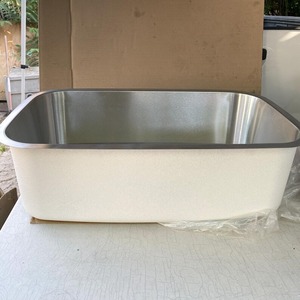 อ่างล้างจานเหล็กอันเดอร์เมาท์เหมาะสำหรับเคาน์เตอร์ห้องครัวร่วมสมัย - Product Image 5