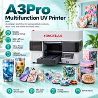 Imprimante UV à plat A3 Pro avec positionnement visuel I3200-U1HD pour l'impression de logos sur les corps de crayons à sourcils et les tubes cosmétiques