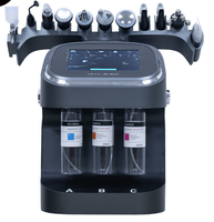 Appareil de soin du visage à l'oxygène Water Snake avec analyseur de peau, appareil multifonctionnel d'abrasion Water Snake pour le soin du visage à l'eau