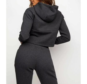 Respirant nouveau Design femmes survêtement 100% coton Polyester vêtements de sport survêtement femmes hiver polaire survêtement - Product Image 2