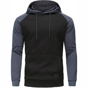 Qualité supérieure Sweats à capuche pour hommes Drop Shoulder Sweats à capuche de sport en molleton de coton épais léger - Product Image 1