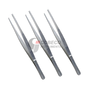 Pinzas de Disección Tipo Vendaje, Acero Inoxidable, Puntas Rectas, Sin Dientes, Instrumento Médico para Uso General - Product Image 4