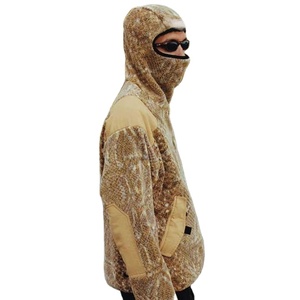 เสื้อฮู้ดคลุมหัวใช้ได้ทั้งชายและหญิง, เสื้อ100% มีซิปผ้าเทอร์มอลกันน้ำสไตล์สตรีทปัก3D - Product Image 5