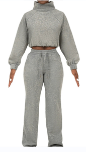 Service OEM Logo personnalisé Nouveau design Col entonnoir de rue Vente en gros de survêtements délavés à l'acide Survêtements pour femmes grande taille pour femmes - Product Image 4