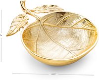 Plat en forme de fruit grenade décoratif plat en métal doré élégant pour servir la pièce maîtresse de table salon décor arrivée chaude
