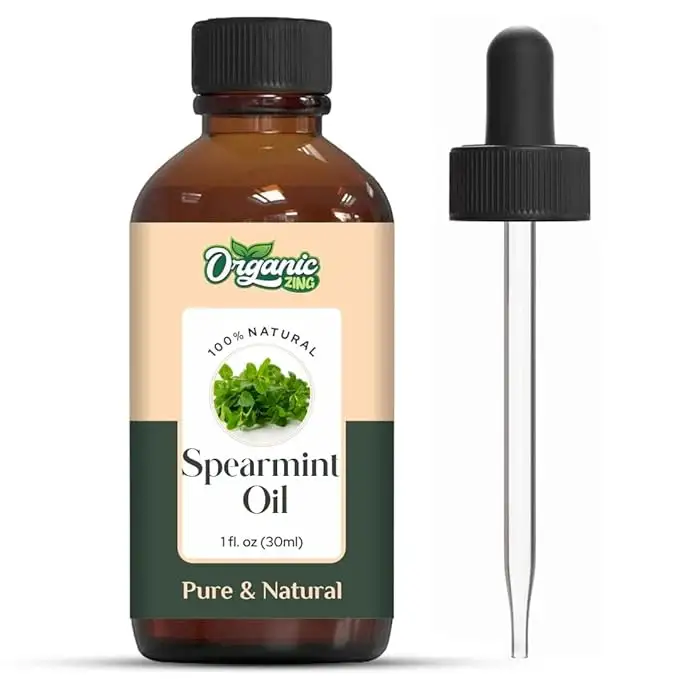 Pure Groene Munt Etherische Olie (Mentha Spicata) 100% Natuurlijke Therapeutische Kwaliteit Stoom Gedestilleerd 15Ml Voor Haargroei, Huid, Gezicht