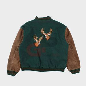 Vente en gros Veste Letterman Offre Spéciale Veste Letterman vintage Vêtements d'extérieur décontractés Veste Letterman vintage - Product Image 2