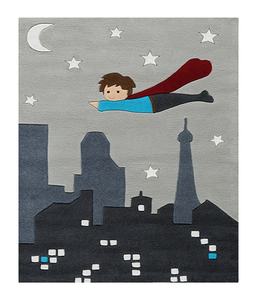 Tapis imprimé à la main d'alphabet pour chambre d'enfants, collection - Product Image 6