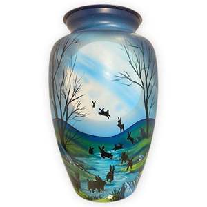 Urna de Cremación de Metal a Precio Económico, Urna Conmemorativa para Guardar las Cenizas de Seres Queridos, Urnas para Adultos, Proveedor de Artículos Funerarios, Soporte OEM - Product Image 2