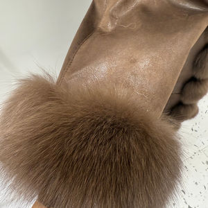 Manteau en fourrure en cuir véritable pour femmes, de qualité supérieure, chaud pour l'hiver, avec fermeture éclair, imperméable, prix de gros, best-seller - Product Image 4