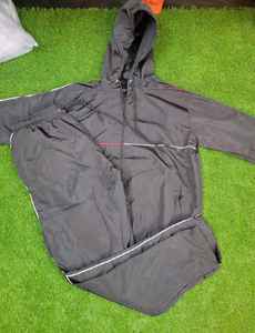 Survêtement personnalisable de haute qualité taille élastique écologique respirant léger solide hiver ensemble personnalisable haut avant - Product Image 2