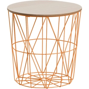 2 Tier <b>Black</b> Color Metal Frame Wooden Top Coffee <b>Side</b> <b>Table</b> Modern Design for Your Living Room or Lounge Space - Product Image 2