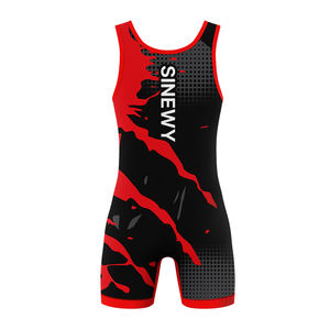 Singlets de lutte Costume de musculation personnalisé vierge Singlets de lutte en Spandex confortables - Product Image 2